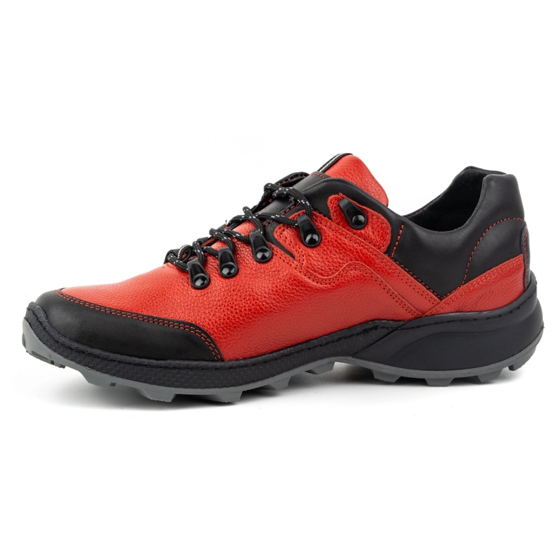 Olivier Men's trekking shoes 515 red 1
