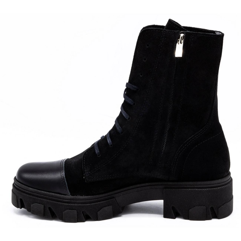 Exquisite Leather boots for women 1268EX black 1