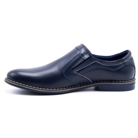 Olivier Elegant men's shoes 283LU navy blue 1