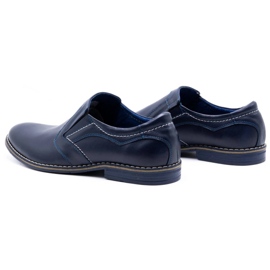 Olivier Elegant men's shoes 283LU navy blue 7