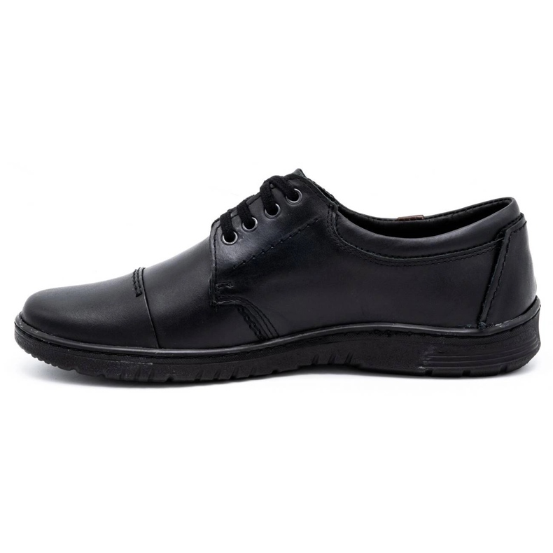 Olivier Men's leather shoes 416MP black 1