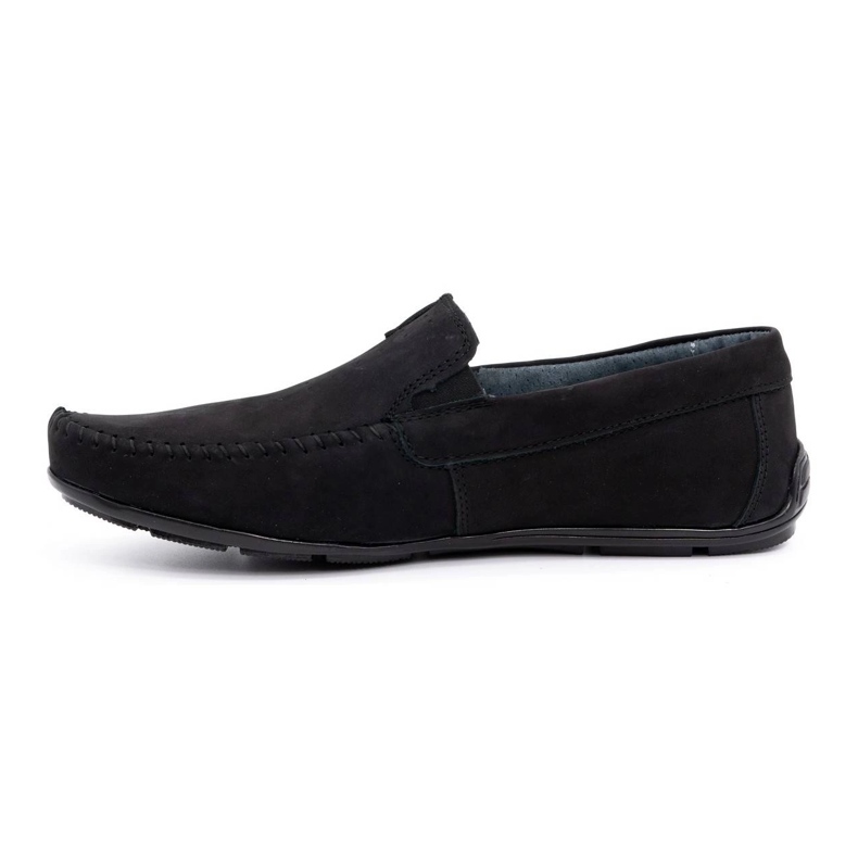 Olivier Black men's leather loafers 937MA 1