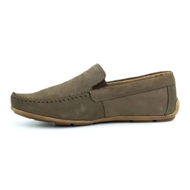Olivier Brown men's leather loafers 937MA 1 Olivier Brown men's leather loafers 937MA 1