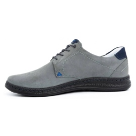 Olivier Men's leather casual shoes 930MA gray grey 1 Olivier Men's leather casual shoes 930MA gray grey 1