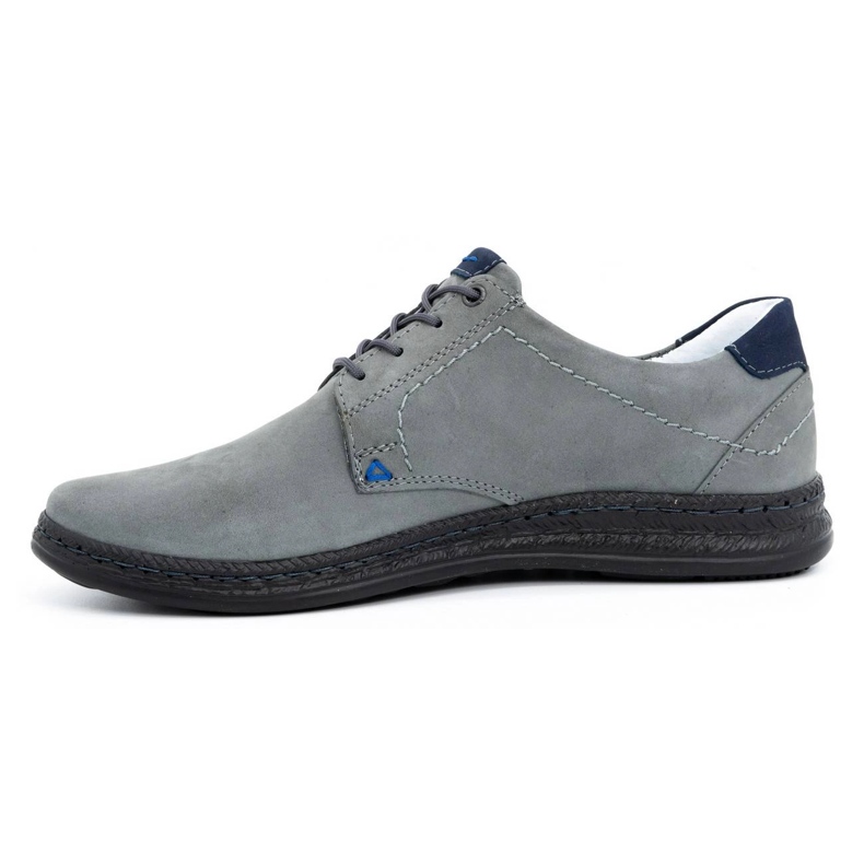 Olivier Men's leather casual shoes 930MA gray grey 1 Olivier Men's leather casual shoes 930MA gray grey 1