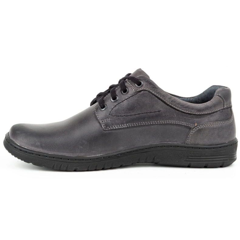 KOMODO Casual men's leather shoes 921K gray grey 1 KOMODO Casual men's leather shoes 921K gray grey 1