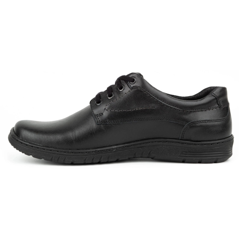 KOMODO Men's Casual leather shoes 921K black 1