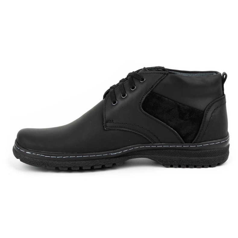 Olivier Men's winter leather boots 219GT black 1 Olivier Men's winter leather boots 219GT black 1