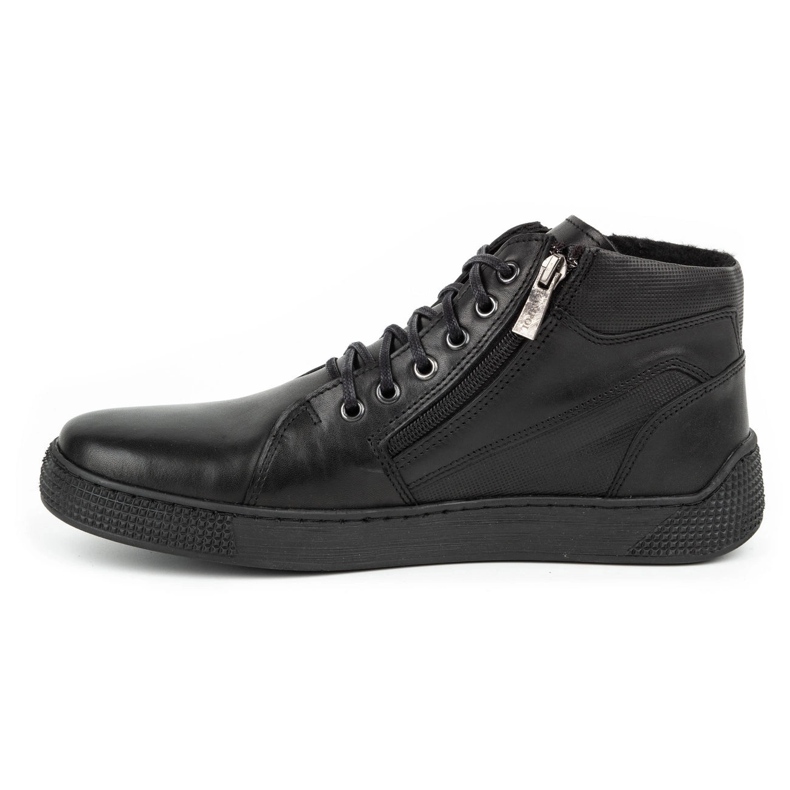 Kampol Men's insulated leather boots 120KAM black 1 Kampol Men's insulated leather boots 120KAM black 1