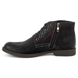 Kampol Men's leather winter boots 103KAM black 1 Kampol Men's leather winter boots 103KAM black 1