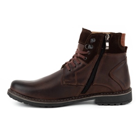 Olivier Men's winter leather boots 135GT brown 1 Olivier Men's winter leather boots 135GT brown 1