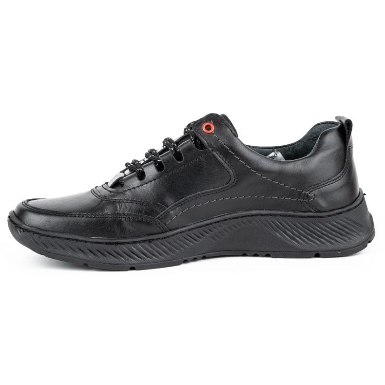 KOMODO Sport 922K black leather men's shoes 1