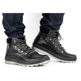 Olivier Men's insulated leather shoes 378MA black 1 Olivier Men's insulated leather shoes 378MA black 1