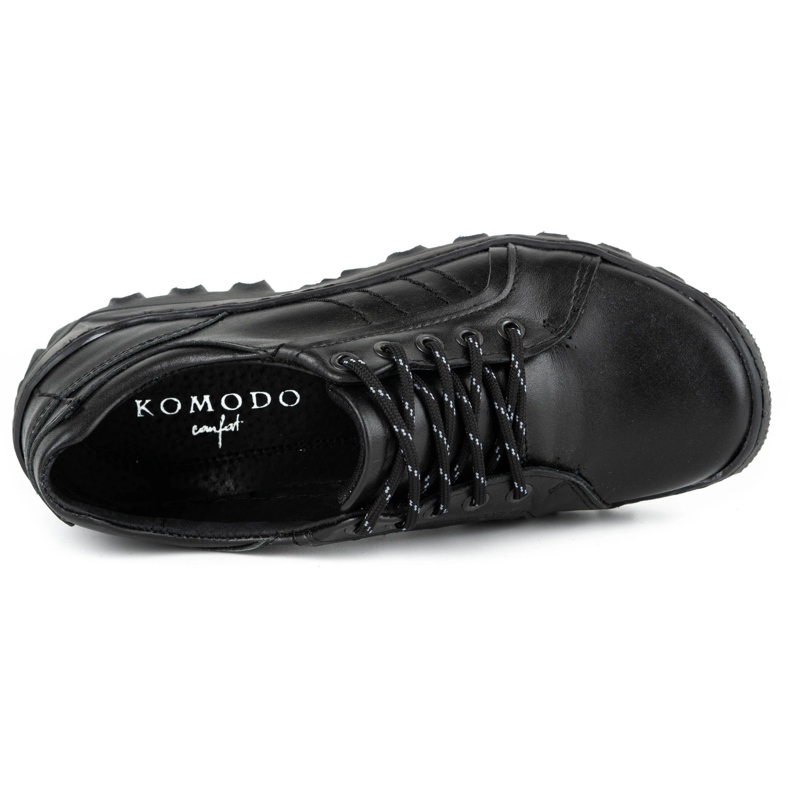 KOMODO Men's trekking shoes leather 636 black 1 KOMODO Men's trekking shoes leather 636 black 1