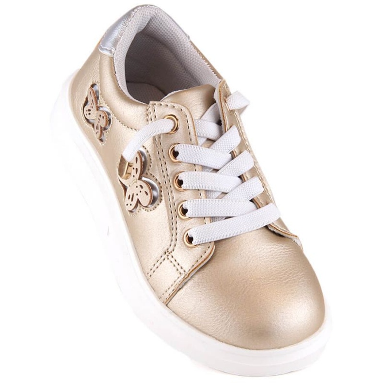 Miss Jr. EVE420B gold metallic shoes golden 1