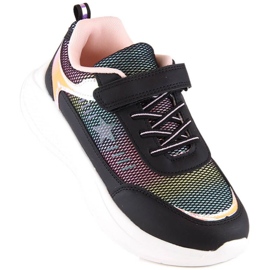 Velcro sports shoes Miss EVE422 black 1