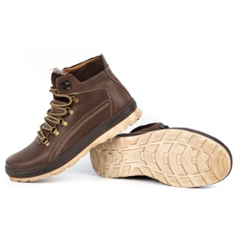 Olivier Men's insulated leather shoes 378MA brown 1 Olivier Men's insulated leather shoes 378MA brown 1