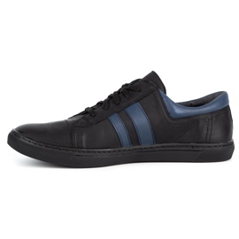 WASAK Men's casual leather shoes 0150W black 1