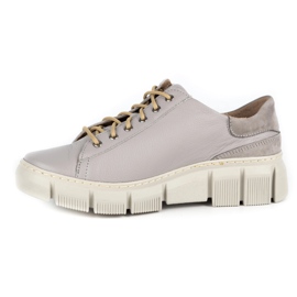 WASAK Women's shoes leather sneakers 0663W gray grey 1 WASAK Women's shoes leather sneakers 0663W gray grey 1