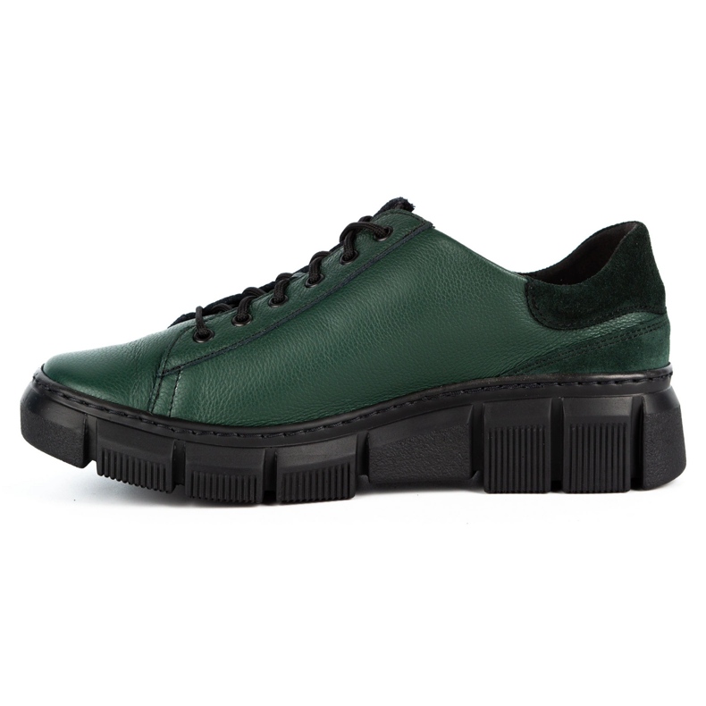WASAK Women's shoes leather sneakers 0663W green 1 WASAK Women's shoes leather sneakers 0663W green 1