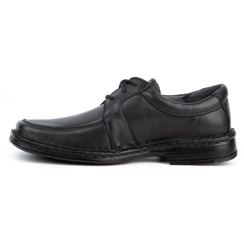 WASAK Men's casual leather shoes 0078W black 1 WASAK Men's casual leather shoes 0078W black 1