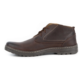 Olivier Men's casual leather shoes 234GT brown 1 Olivier Men's casual leather shoes 234GT brown 1