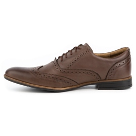 Olivier Formal shoes leather brogs 306gt brown mocha 1