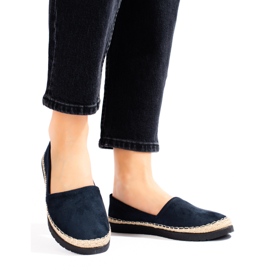 W. Potocki Women's navy blue slip on sneakers from Potocki 1