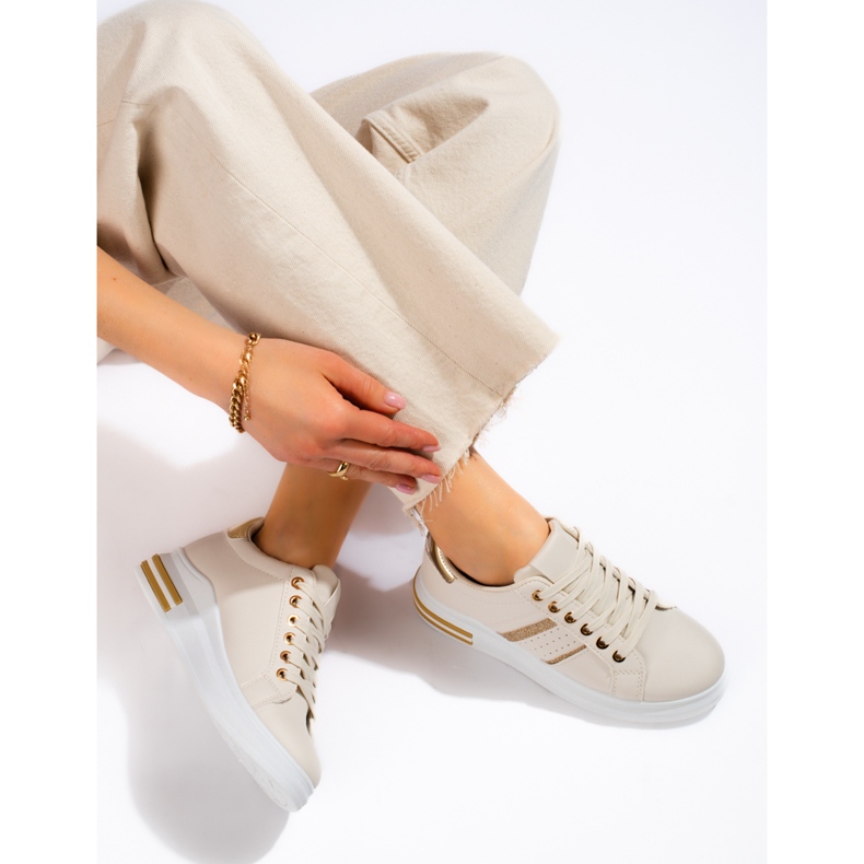 Shelovet beige women's sports shoes 2 Shelovet beige women's sports shoes 2