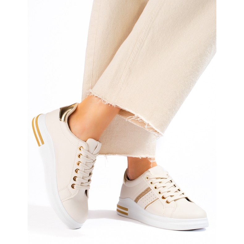 Shelovet beige women's sports shoes 1 Shelovet beige women's sports shoes 1