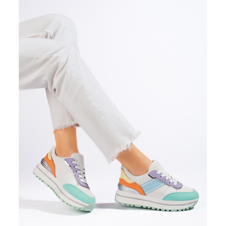 Women's platform sneakers multicolored Shelovet 1