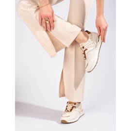 Shelovet beige women's sports shoes 2