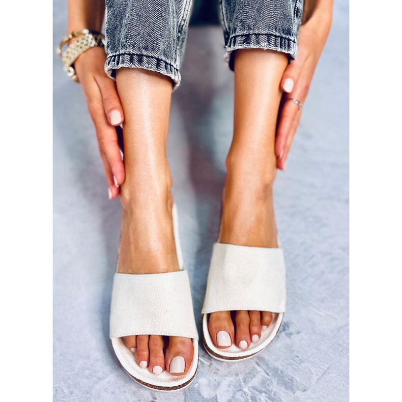 Stoner Beige women's cork slippers 1