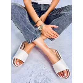 Stoner Beige women's cork slippers 2