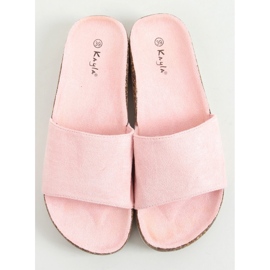 BM Stoner Pink women's cork slippers 1
