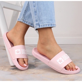 Pink Big Star FF274A201 women's pool slippers 1 Pink Big Star FF274A201 women's pool slippers 1