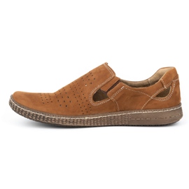 KOMODO Men's slip on shoes 864 red multicolored 1