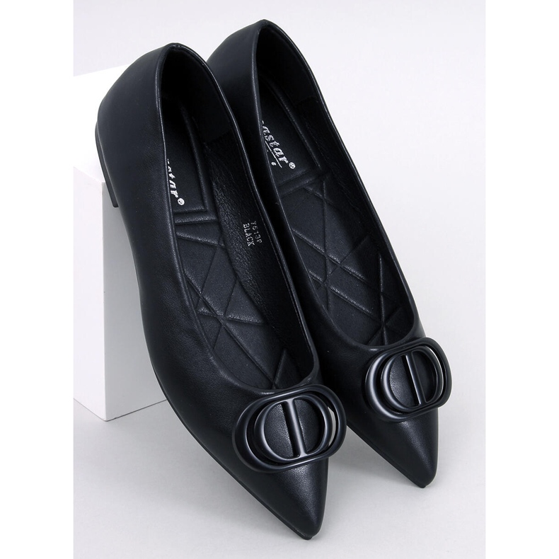 Falana Black Almond Toe Ballet Flats 1 Falana Black Almond Toe Ballet Flats 1