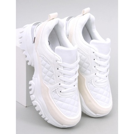 Ortega White wedge sneakers 1