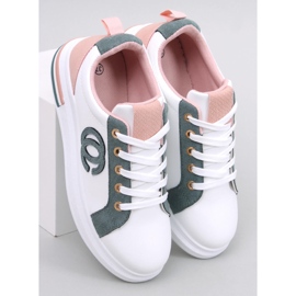 BM Verdon Green women's sneakers white 1