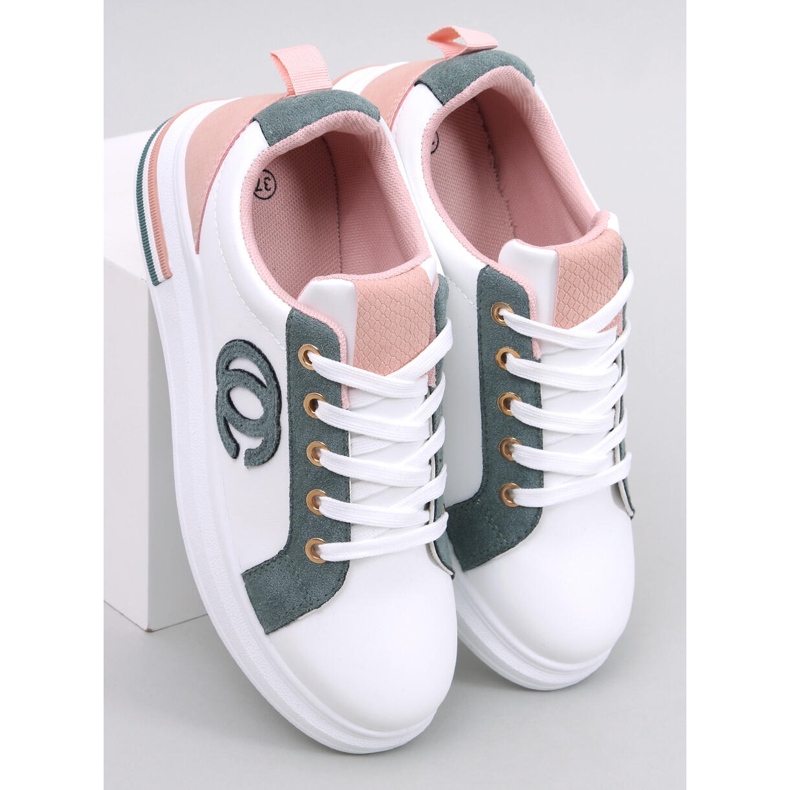 BM Verdon Green women's sneakers white 1