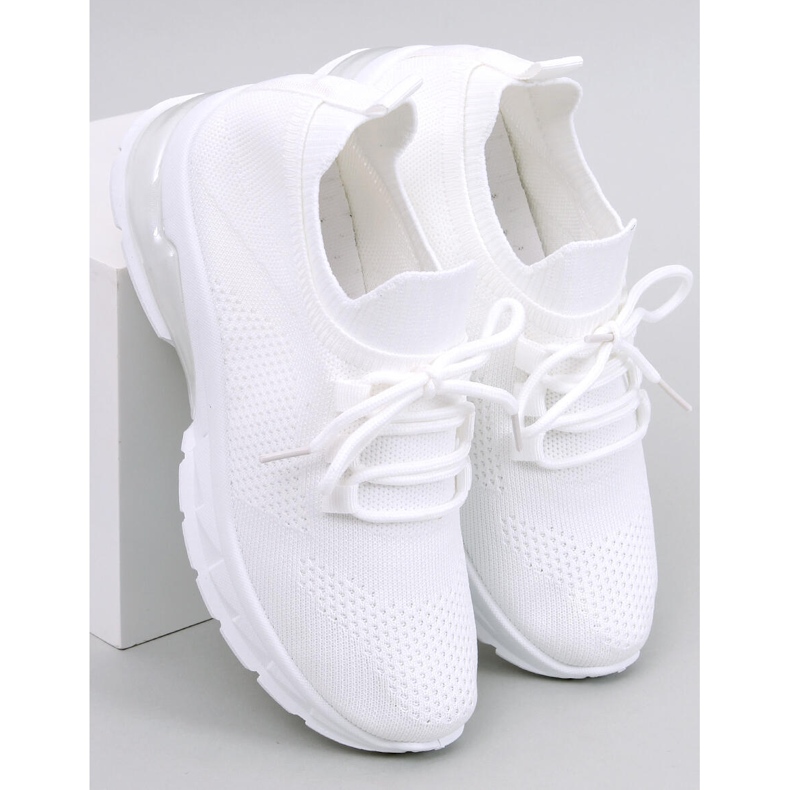 BM Caruso White sock sports shoes 1