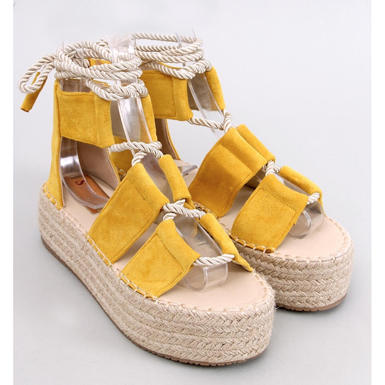 BM Rivera Yellow espadrille sandals 1 BM Rivera Yellow espadrille sandals 1