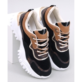 BM Nesbit Black wedge sneakers 1