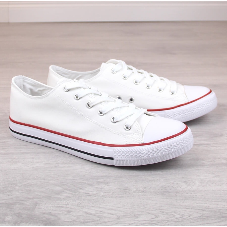 Men's white Atletico sneakers low sneakers 1