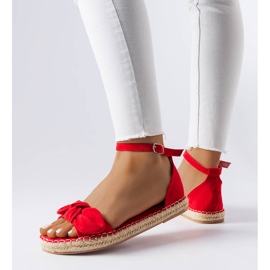 BM Red espadrilles with bow from Faure 1