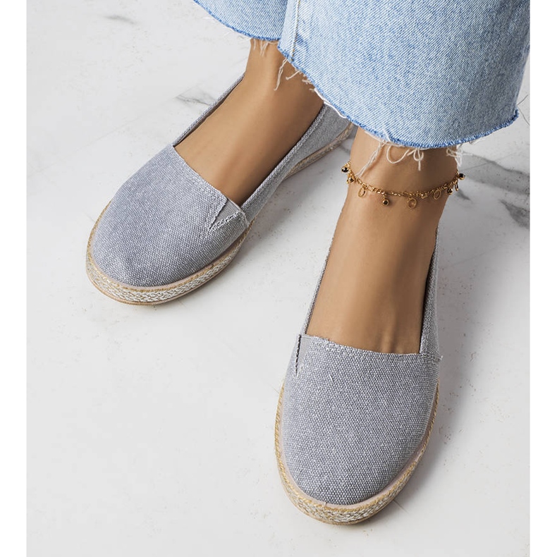 Women's gray Amiral espadrilles grey 1