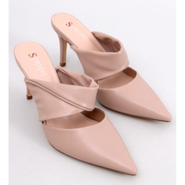 Charisse Khaki stiletto heel sandals beige 1