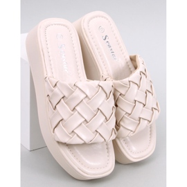BM Inaba Beige wedge sandals 1