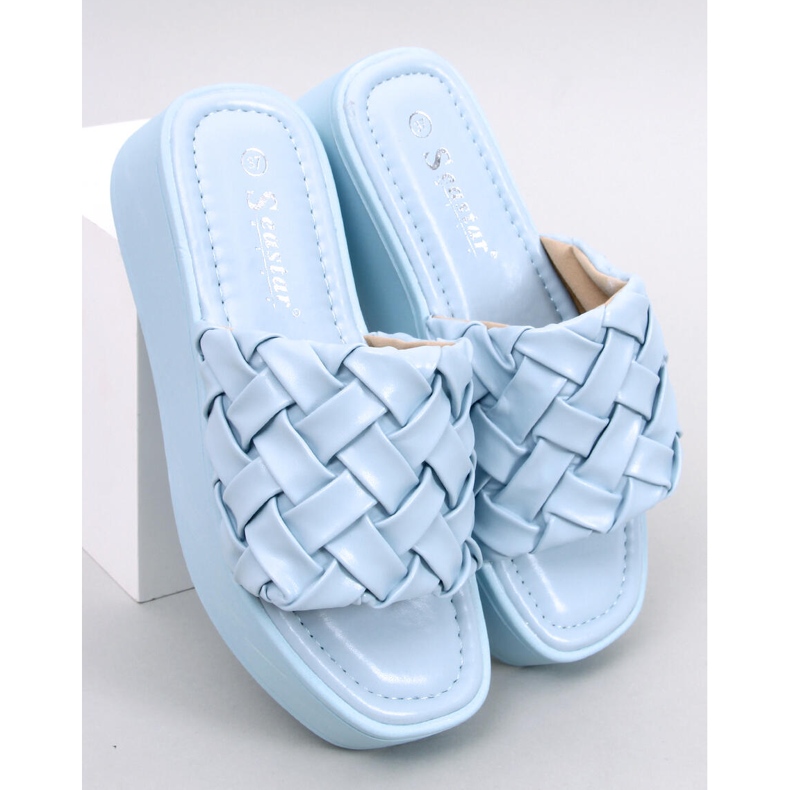 BM Inaba Blue wedge sandals 1 BM Inaba Blue wedge sandals 1